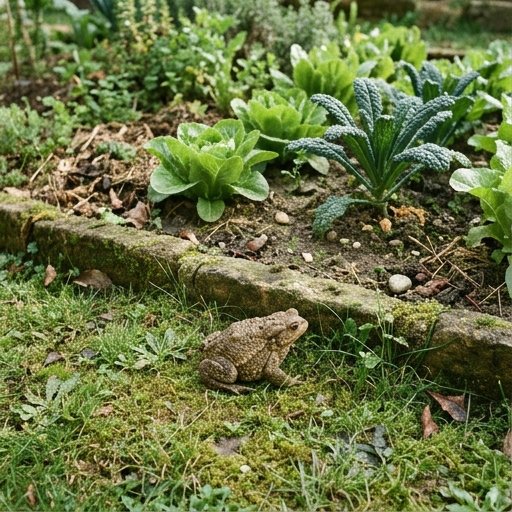 Piccolo laghetto da giardino con bordi in pietra e Iris pseudacorus piantati ai margini, acqua limpida